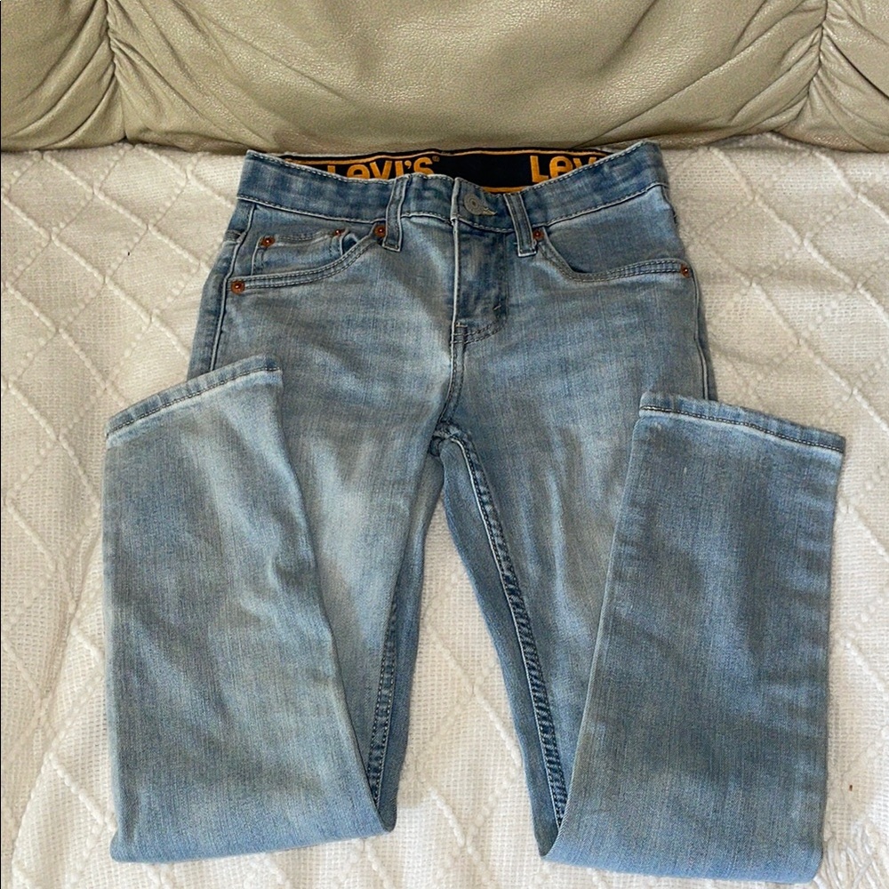 Levi's size 10 Reg. Light Blue Jeans. Unisex. - Picture 1 of 6